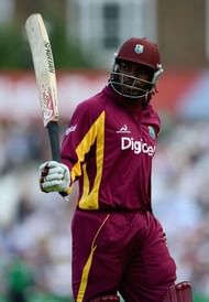 Gayle amassed a fifty but it wasn't enough to halt the England juggernaut